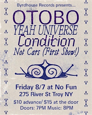 OTOBO/Yeah Universe/Condition/Not Cars