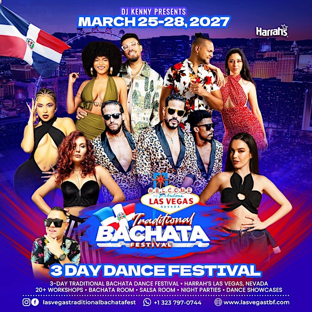 Image principale de Las Vegas Traditional Bachata Festival- March 25-29, 2027