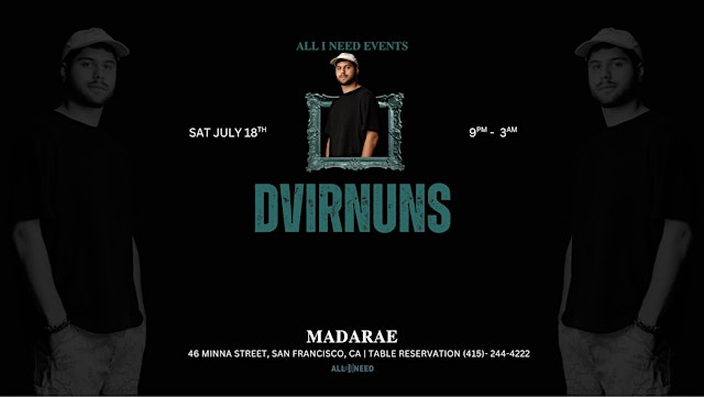 Image principale de DVIRNUNS (MACCABI HOUSE) AT MADARAE NIGHTCLUB SAN FRANCISCO