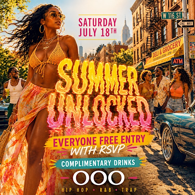 Image principale de Summer Unlocked: Everyone Free Entry with RSVP at OOO