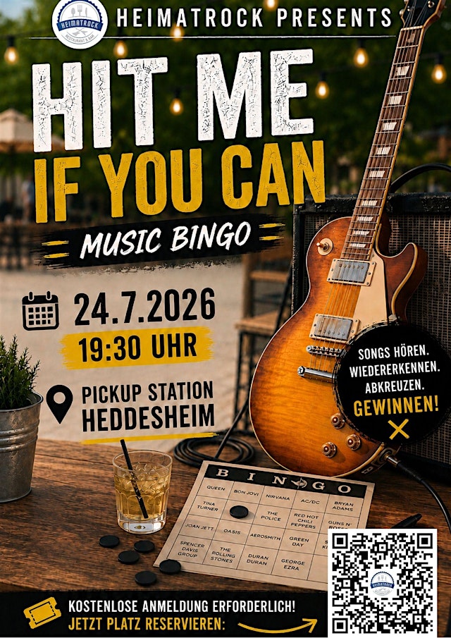 Primaire afbeelding van HeimatRock präsentiert: Music Bingo