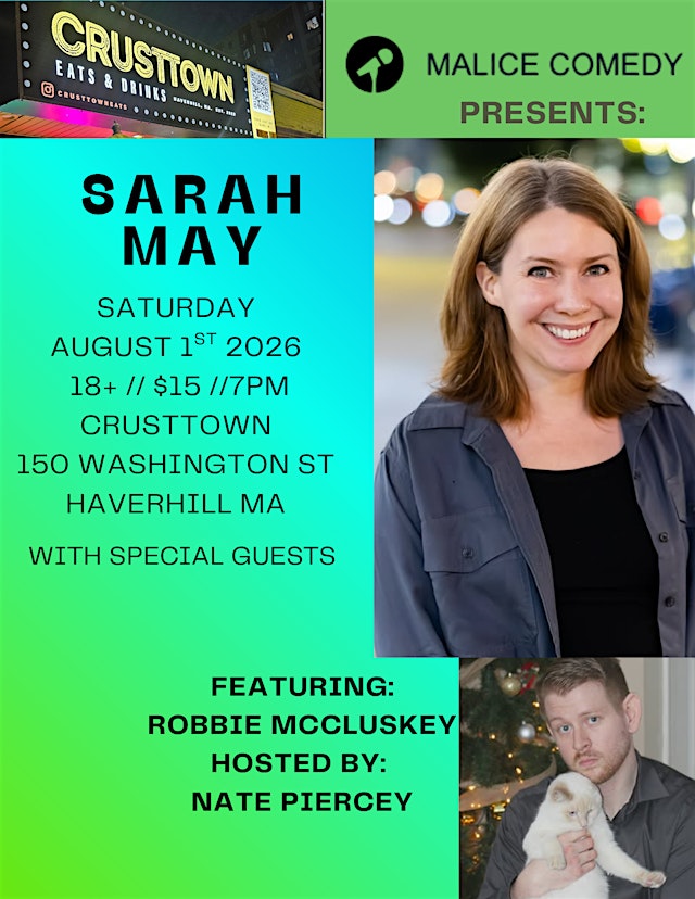 COMEDIAN, SARAH MAY primary image