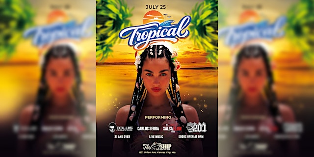 Image principale de DJ LUIS presents TROPICAL NIGHT with Salsa Con Flow