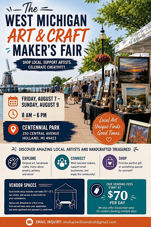 Image principale de The West Michigan Art and Craft Maker's Fair