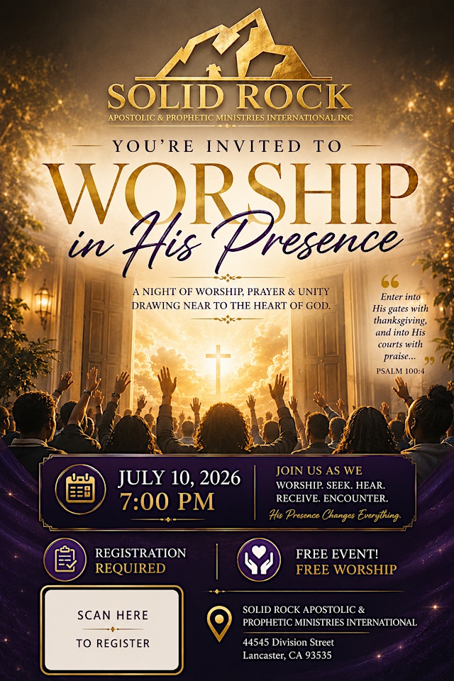 Image principale de The Dwelling Place | A Night of Worship, Prayer & God’s Presence