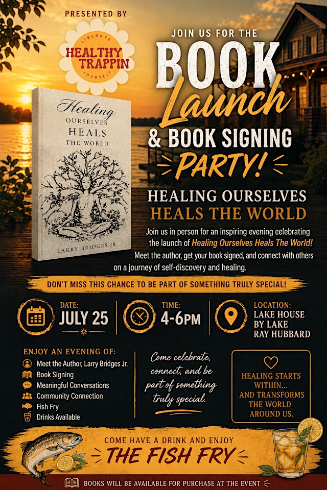 Hauptbild für Healing Ourselves Heals The World - Book Launch & Book signing