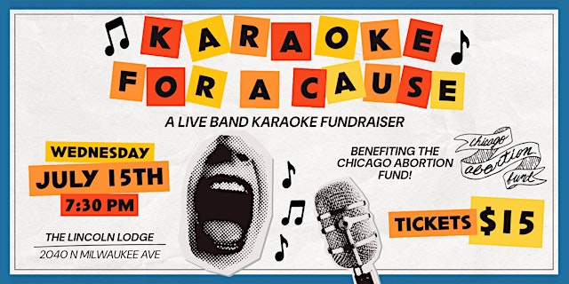 Image principale de Karaoke for a Cause: A Live Band Karaoke Fundraiser