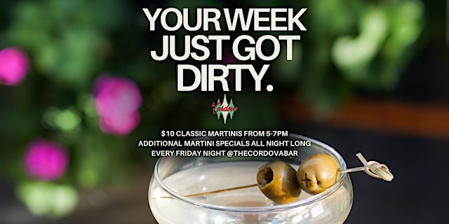 Image principale de Friday Martini Night