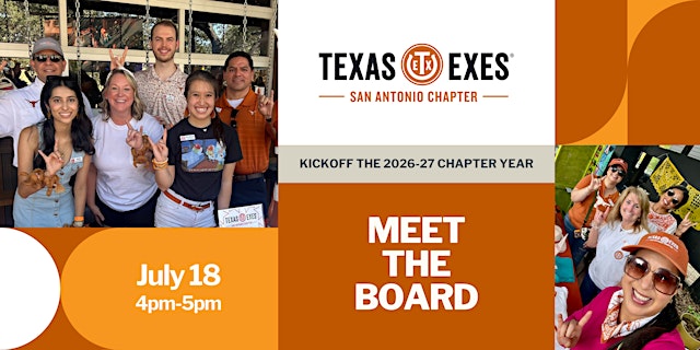 Image principale de Texas Exes San Antonio 2026 Board Meet & Greet