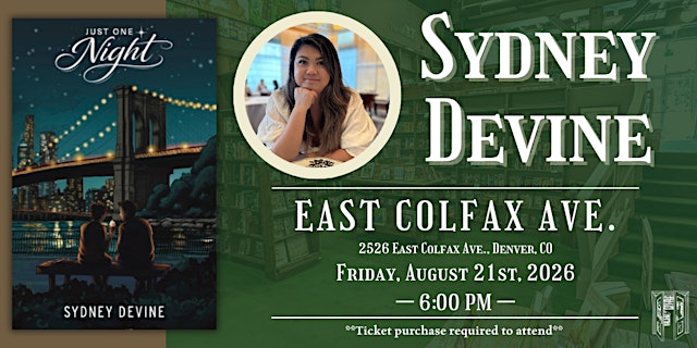 Image principale de Sydney Devine Live at Tattered Cover Colfax