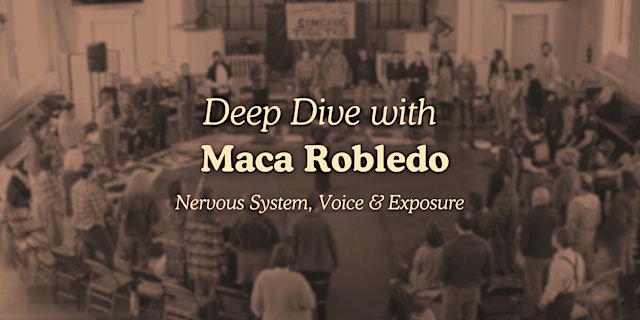 Image principale de Deep Dive with Maca Robledo: Nervous System, Voice & Exposure