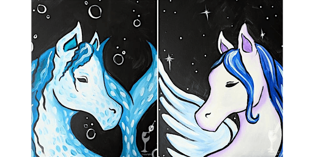 Image principale de Unicorn Twinkle - Paint and Sip in Houston | Classpop!™