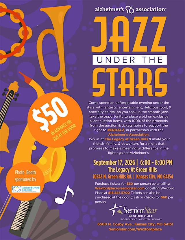 Jazz Under the Stars by Senior Star at Wexford Place primary image