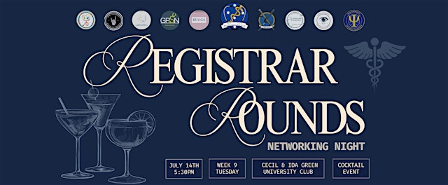Image principale de Registrar Rounds - Networking Night