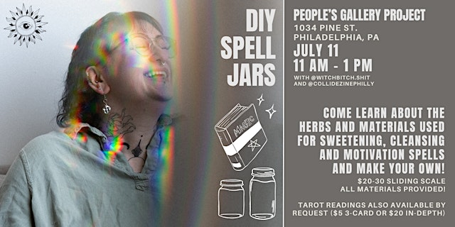 Imagem principal do evento D.I.Y. Spell Jars with Casey Britton