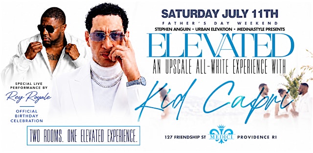 Image principale de *New Date** ELEVATED : An All-White Experience w/DJ Kid Capri
