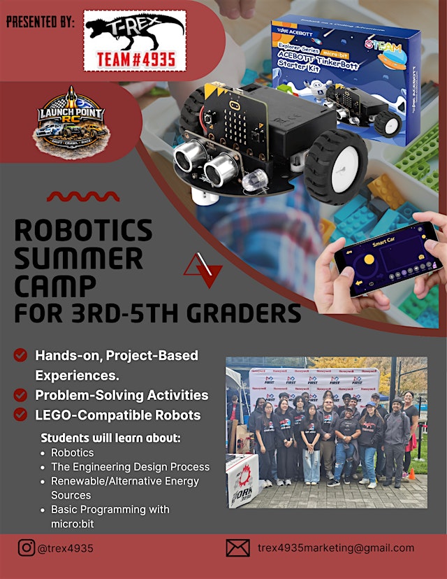 Image principale de Robotics Summer Camp for 3rd-5th Graders!