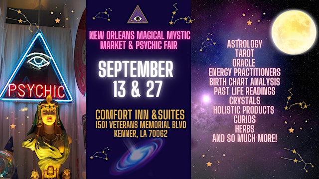 Image principale de The New Orleans Magical Mystic Market and Psychic Fair