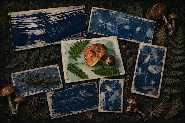 Image principale de Mushroom Cyanotype Workshop with Charlotte Lacoste