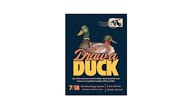 Imagen principal de Junior Duck Stamp Program K-3rd Grade