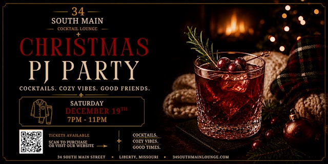 Image principale de Christmas PJ Party: Cocktails & Cozy Nights