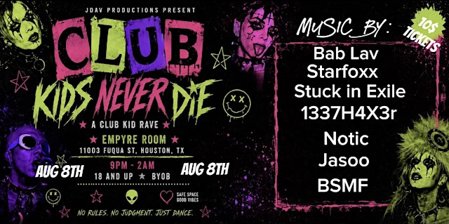 Image principale de Club kids never die