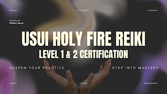 Image principale de Usui Holy Fire Reiki Level 1 & 2 Certification
