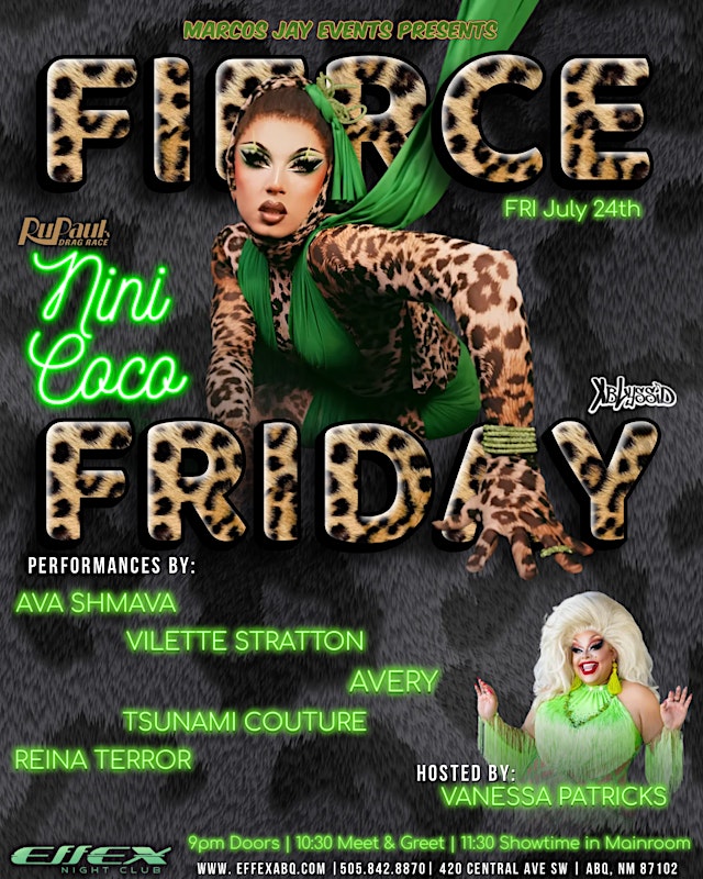 Image principale de Fierce Fridays Presents: Nini Coco from RPDR