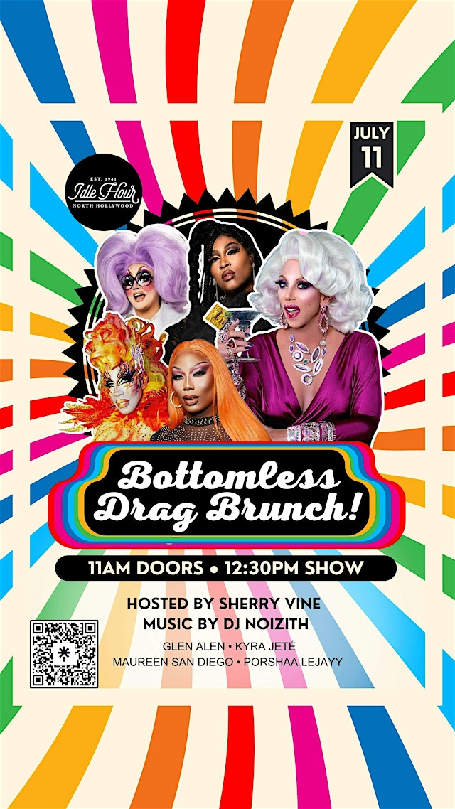 Image principale de Bottomless Drag Brunch! 7/11