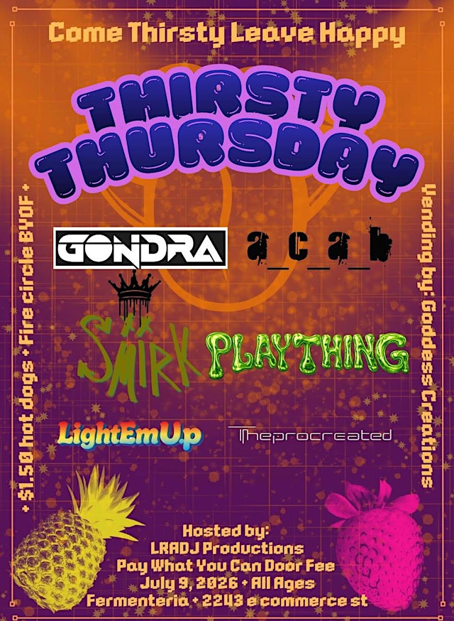 Hauptbild für Thirsty Thursday