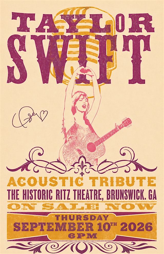 Image principale de Taylor Swift Acoustic Tribute @ The Historic Ritz Theatre in Brunswick GA