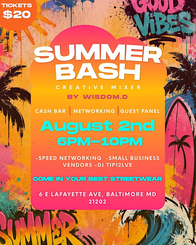 Image principale de Summer Bash Creative Mixer