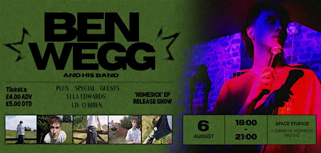 Image principale de Ben Wegg live at space studios