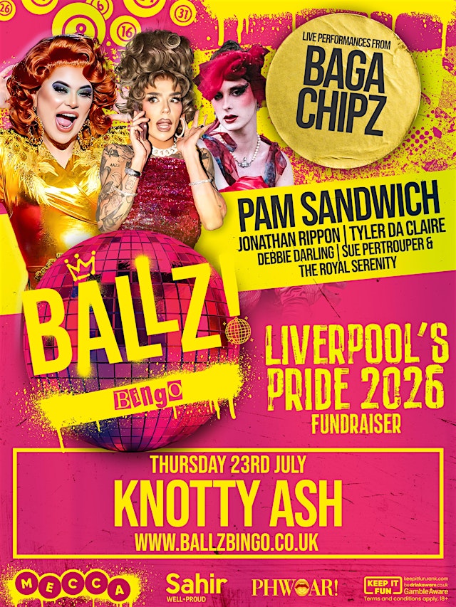 Image principale de BALLZ! Bingo - Liverpool Pride Fundraiser, Knotty Ash
