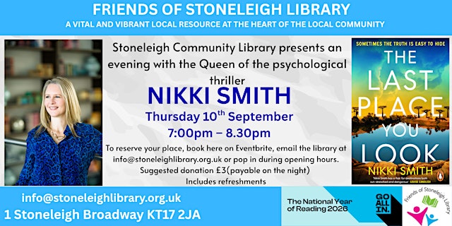 Hauptbild für Nikki Smith In Conversation at Stoneleigh Community Library