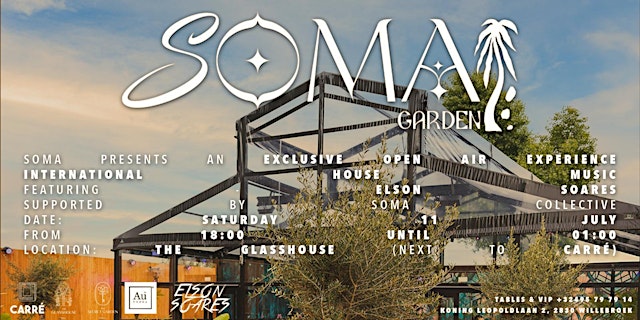 Image principale de SOMA GARDEN: IBIZA SUNSET EDITION ft. Elson Soares
