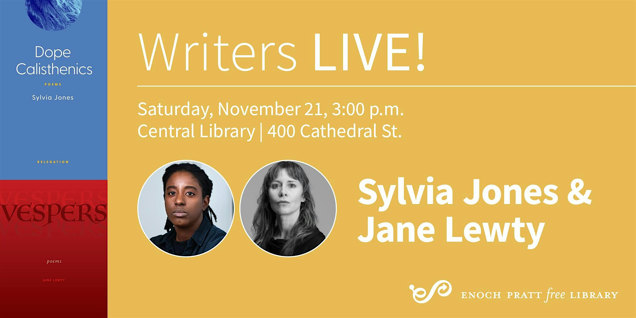 Sylvia Jones: "Dope Calisthenics" & Jane Lewty: "Vespers"