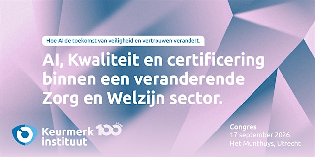 Imagem principal de Congres: AI in de Zorg: de toekomst van vertrouwen en veiligheid