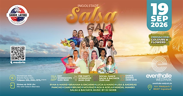 Image principale de Salsa Gala Ingolstadt - Sa 19. Sept 2026