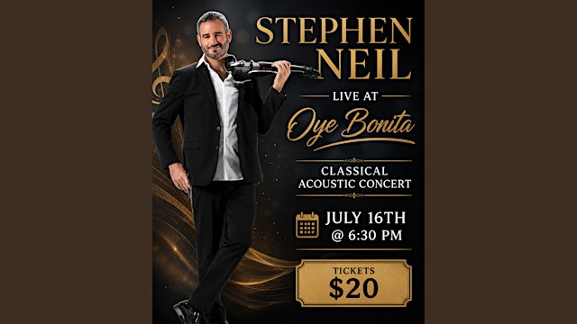 Primaire afbeelding van Classical Acoustic Violin Concert Featuring Stephen Neil