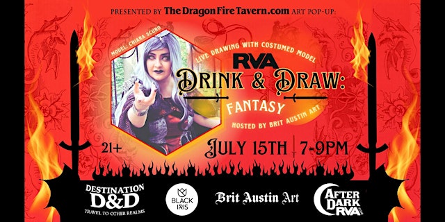 Image principale de Drink & Draw: Fantasy Edition (Richmond, VA)