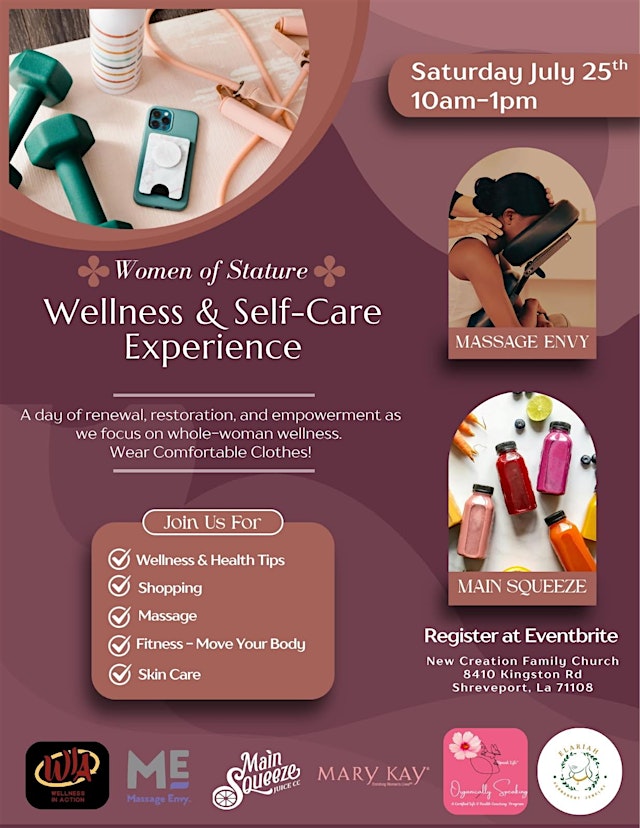 Image principale de Women Of Stature Wellness & Self -Care Experience