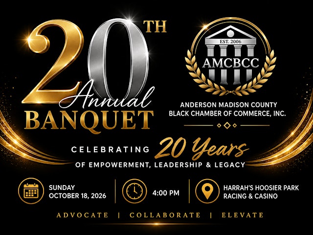 Image principale de AMCBCC 20th Annual Banquet: 20 Years of Empowerment, Leadership & Legacy