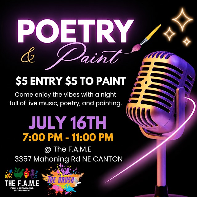 Poetry & Paint @ The F.A.M.E primary image
