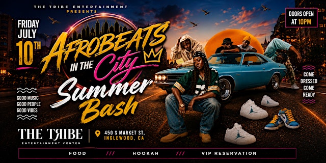 Image principale de Afrobeats in the City: Summer Bash