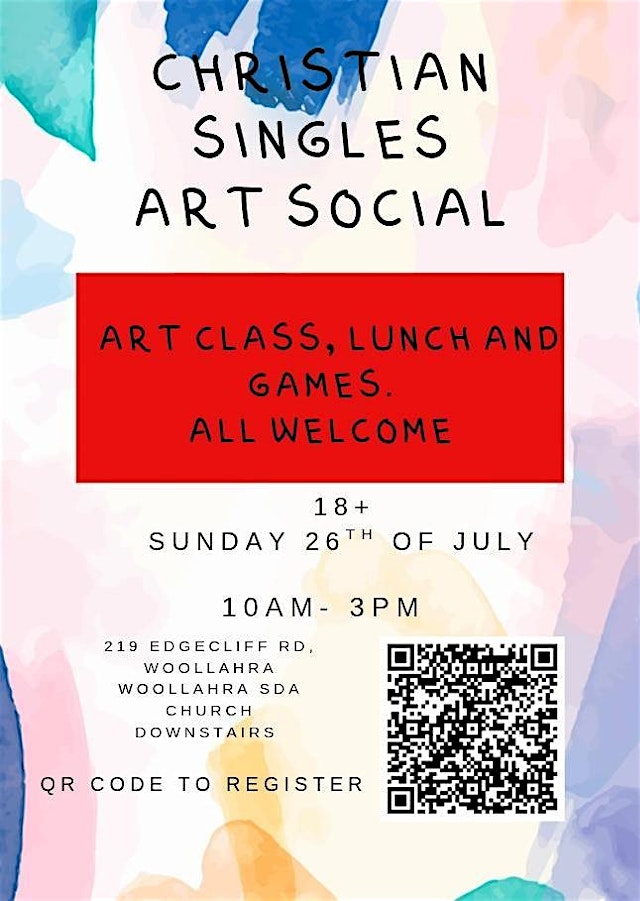 Image principale de Christian singles art and lunch