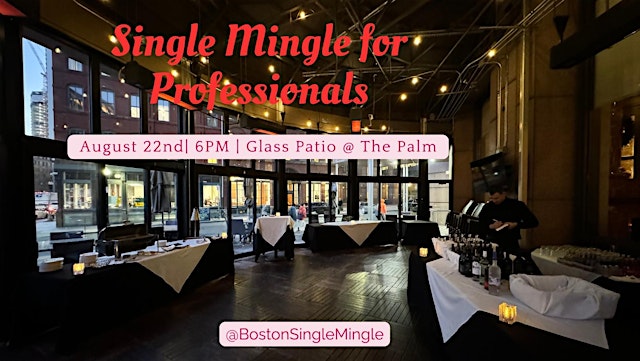 Image principale de Single Mingle for Young Professionals (20s & 30s Edition)