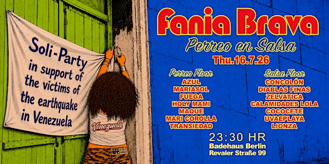 Image principale de Fania Brava - Soli Party for Venezuela