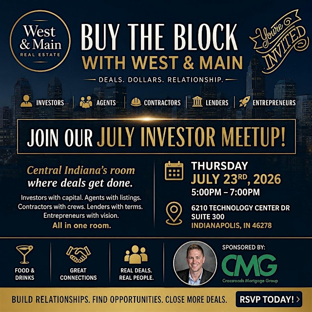 Imagem principal de ️ BUY THE BLOCK with West & Main! ️