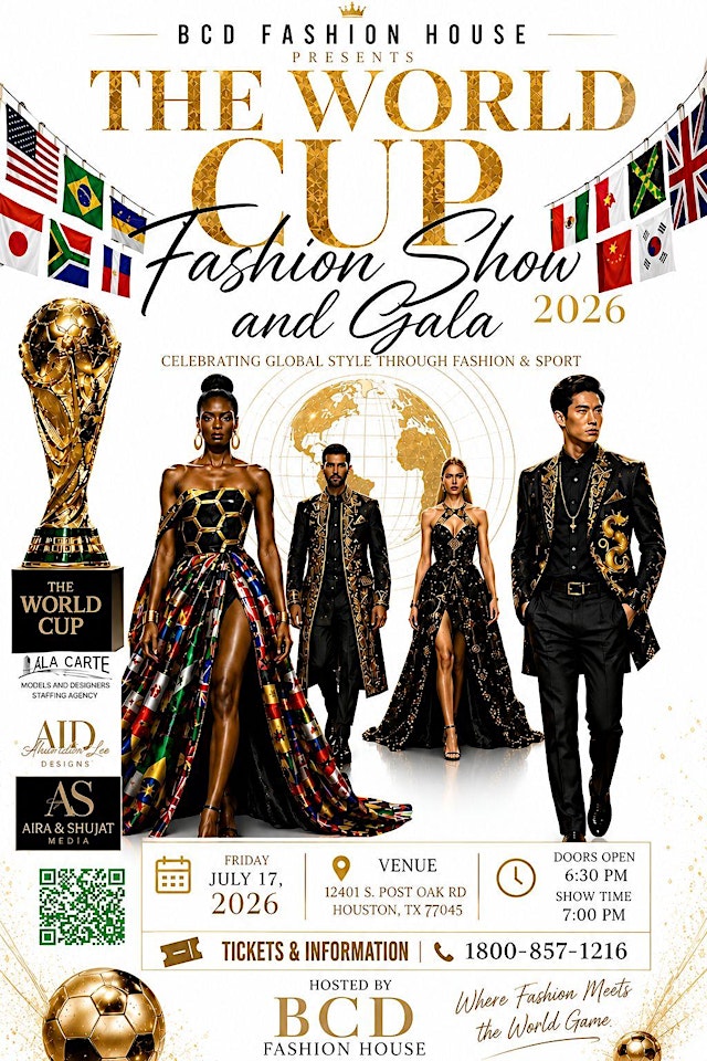 Image principale de BCD Fashion House Inc presents The world Cup Fashion Show and Gala